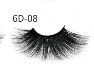 “25mm Mink 6D Strip False Lashes”