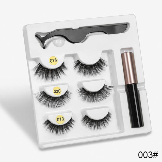 "Magnetic 3 Piece Eyelash Kit"