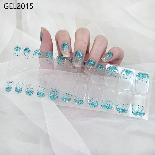 Pure Color Onion Powder Baking-free Gel Nail Art