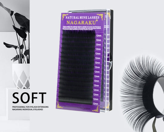 "Nagaraku Faux Mink Individual Lashes"