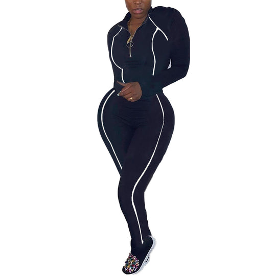 “Shantel Half Zip Jogging Set”