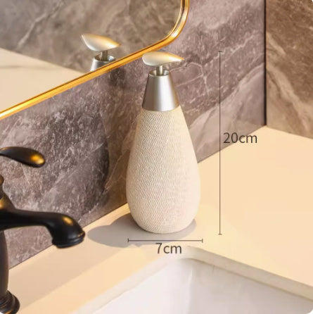 “Textured Ceramic Soap Pump”