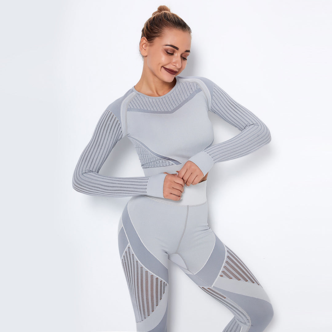 "Reagan Breathable Two Piece Thumbhole Activewear Set”