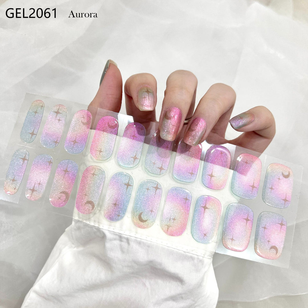 Pure Color Onion Powder Baking-free Gel Nail Art