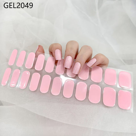 Pure Color Onion Powder Baking-free Gel Nail Art