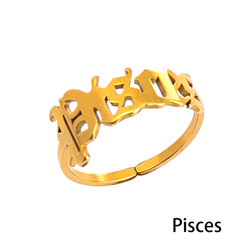 “Horoscope Fashion Ring”