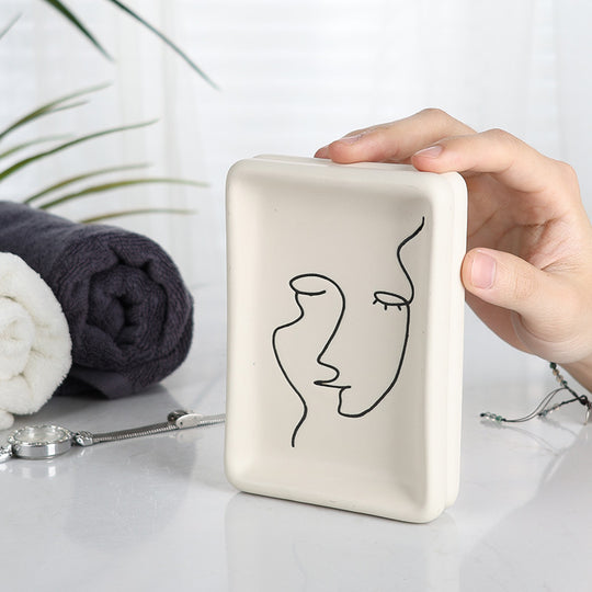 “Profile Art 4 Piece Ceramic Bathroom Set”