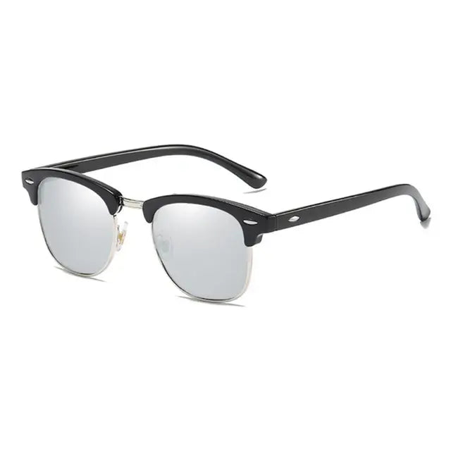 “Classic Polarized Half Frame Fashion Sunglasses”