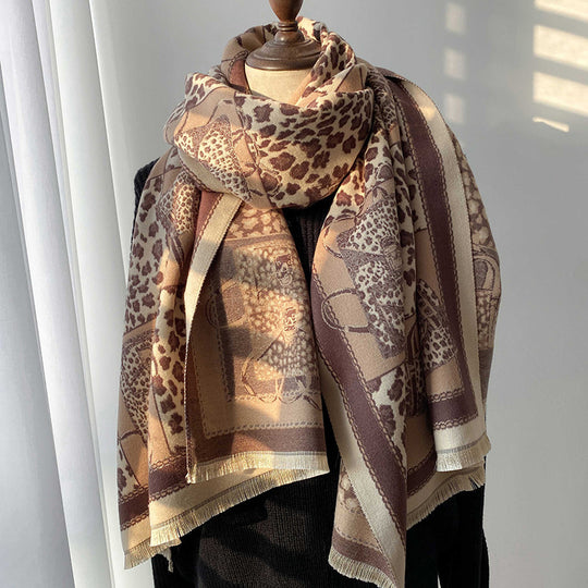 “Luxury Faux Cashmere Scarf”