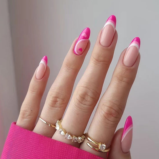 "Sophisticated Elegance False Nails"