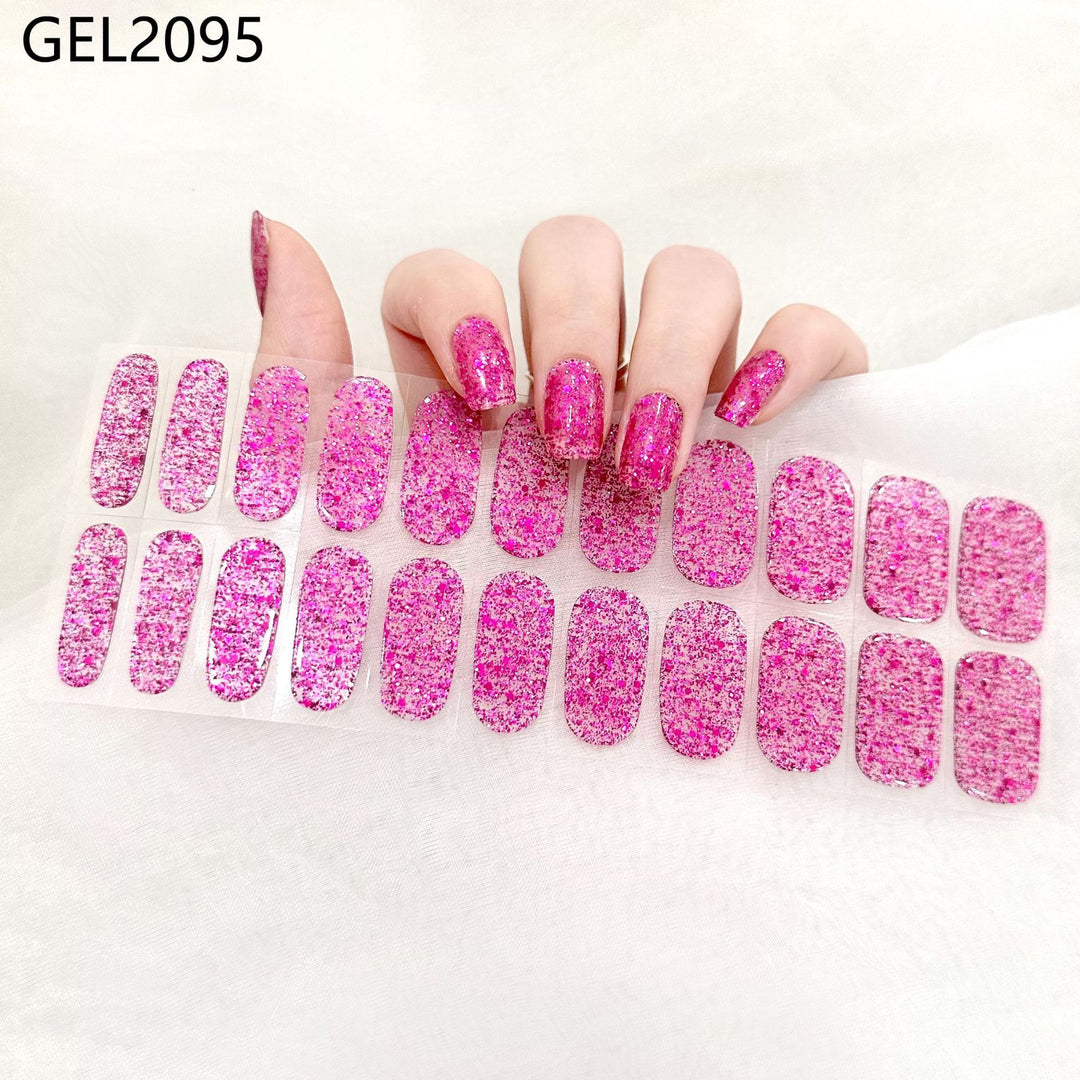 Pure Color Onion Powder Baking-free Gel Nail Art