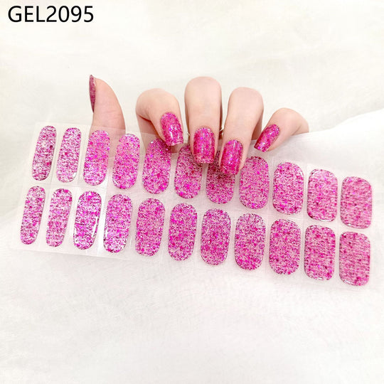 Pure Color Onion Powder Baking-free Gel Nail Art