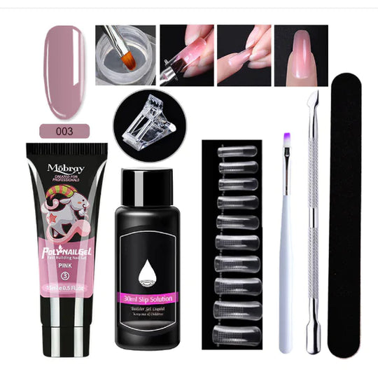 "Mobray Poly Gel Nail Kit"