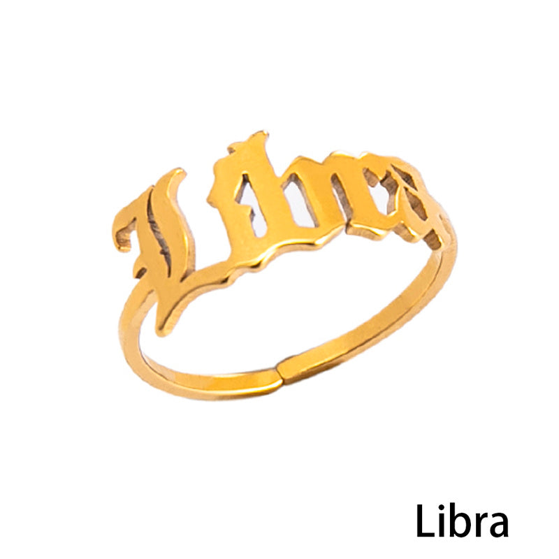 “Horoscope Fashion Ring”