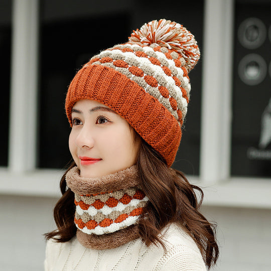 Knit Hat Sweet And Cute All Match Cycling Hood Women