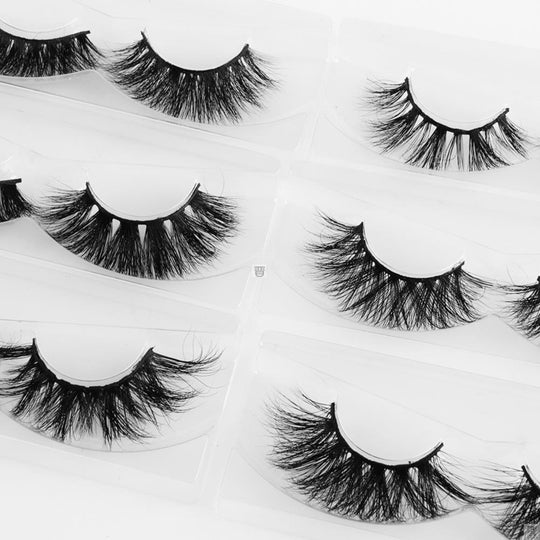 “25 mm Mink 5D Strip False Lashes”