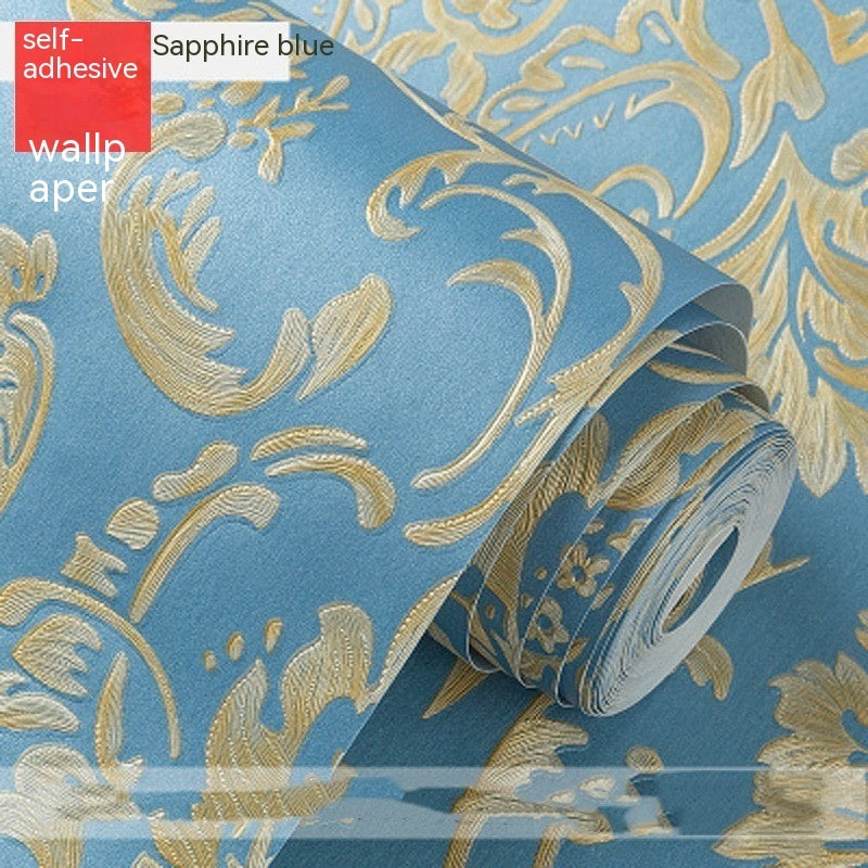 Self-adhesive Non-woven 3D Fine Pressing Wallpaper