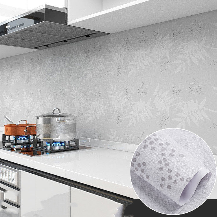 Self-adhesive High Temperature Resistant Cooking Range Cabinet Wallpaper