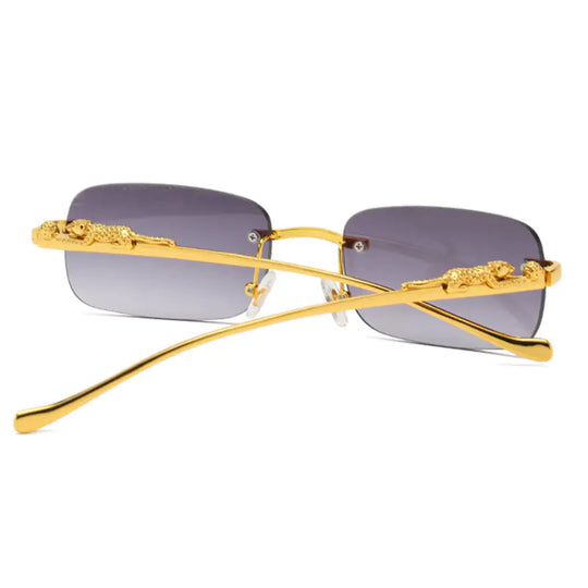 “Rimless Square Fashion Sunglasses”