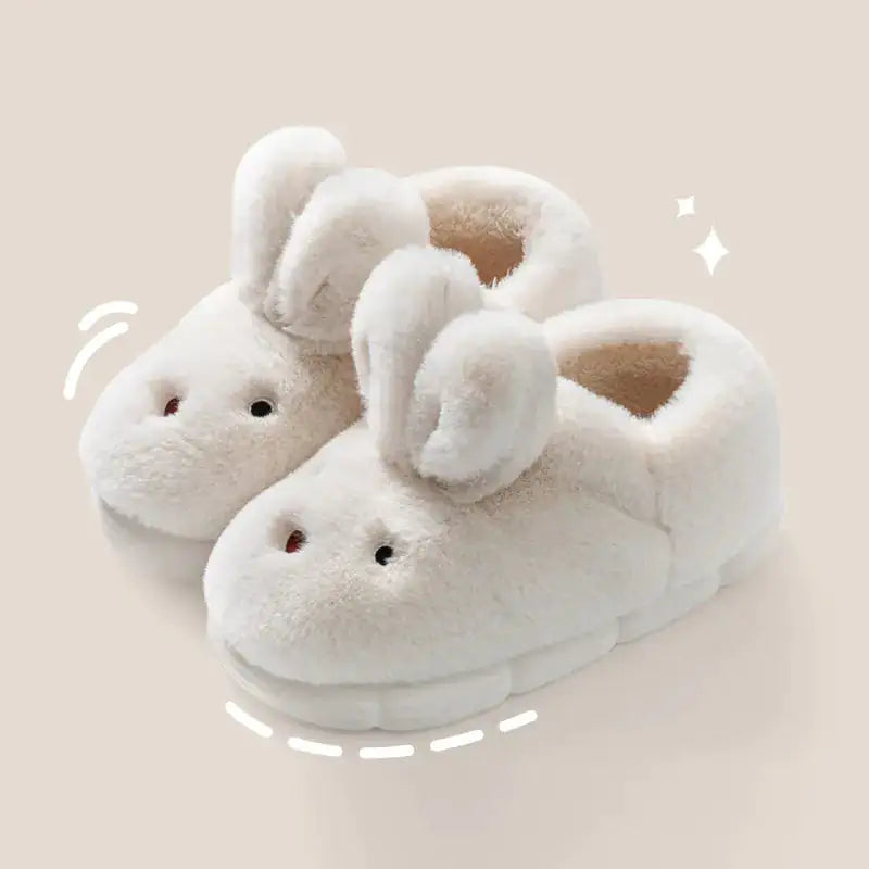 “Bunny Plush Slippers”