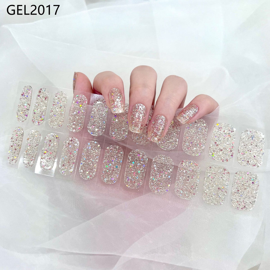 Pure Color Onion Powder Baking-free Gel Nail Art