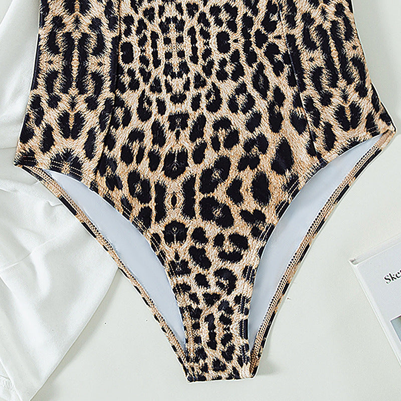 "Joy Leopard Print Adjustable Swimsuit"