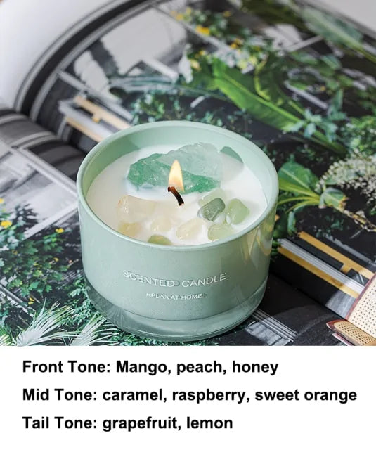 “Scented Mineral Candles”