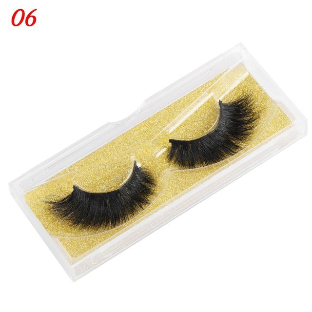 “25 mm Mink 5D Strip False Lashes”