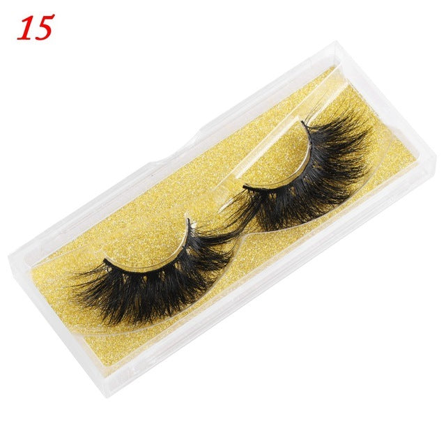 “25 mm Mink 5D Strip False Lashes”