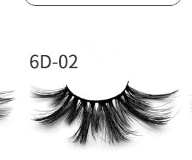 “25mm Mink 6D Strip False Lashes”