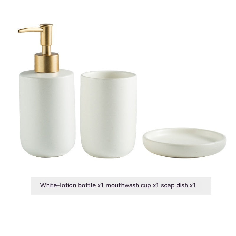 “Ceramic Bathroom Accessories Set”