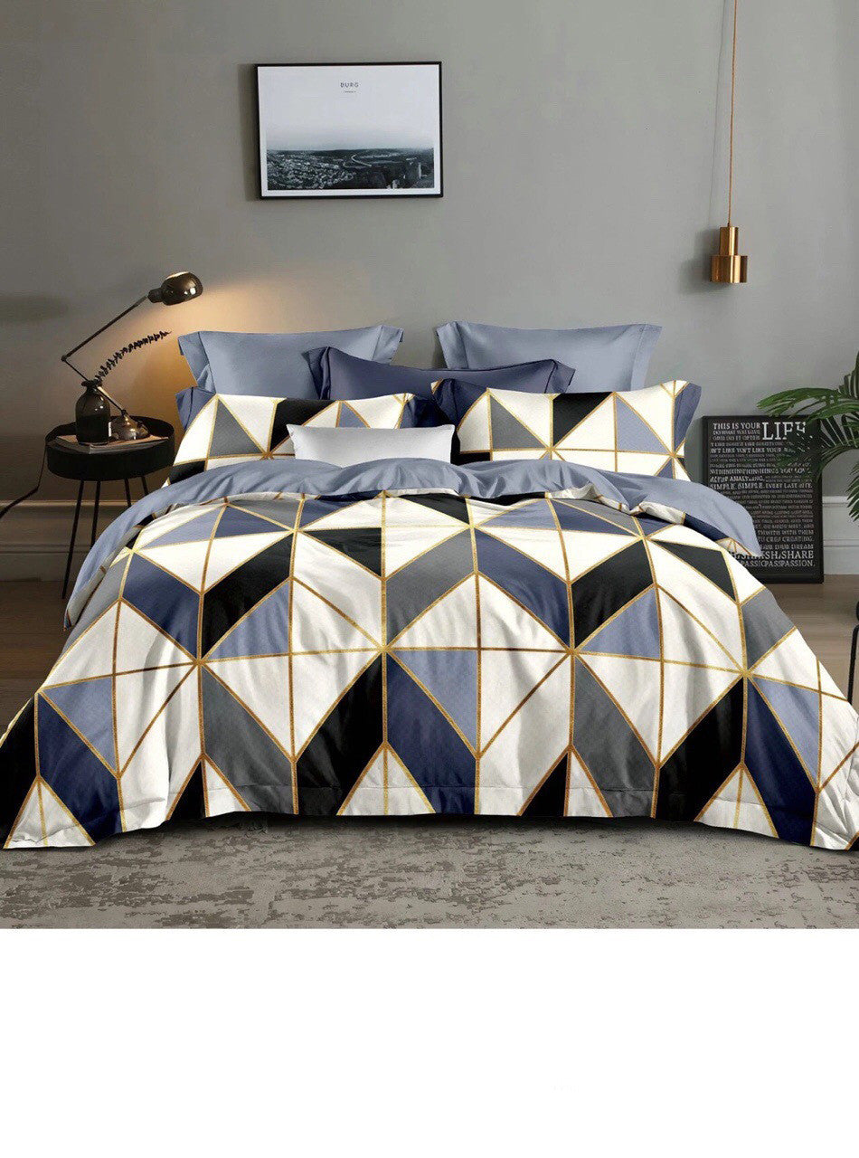 “Modern Angles 3 Piece Comforter Set”