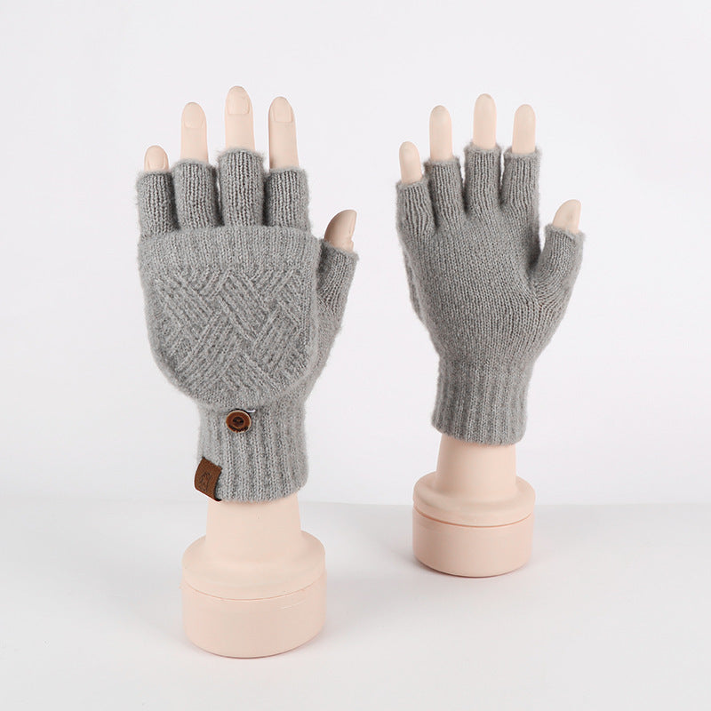 “Knitted Flip Gloves”