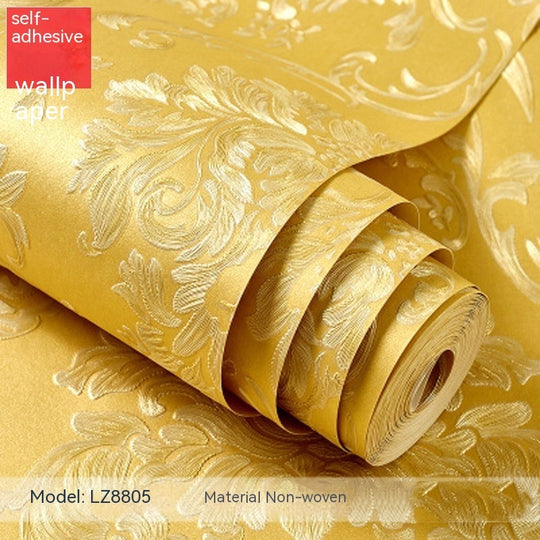 Self-adhesive Non-woven 3D Fine Pressing Wallpaper