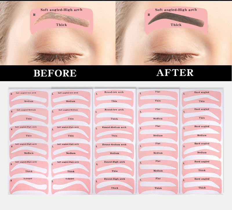 “10 Eyebrow Shaping Stencils”