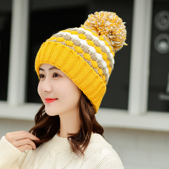 Knit Hat Sweet And Cute All Match Cycling Hood Women