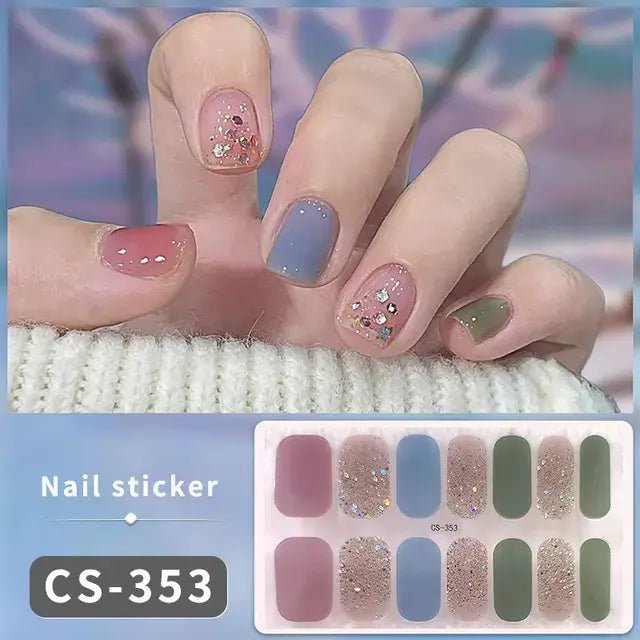 “Gel Nail Stickers”