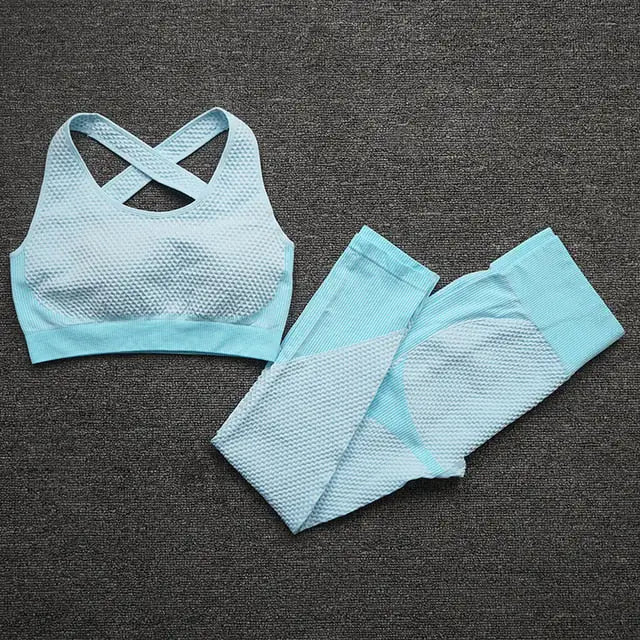 “Delilah Waffle Seamless Activewear Set”