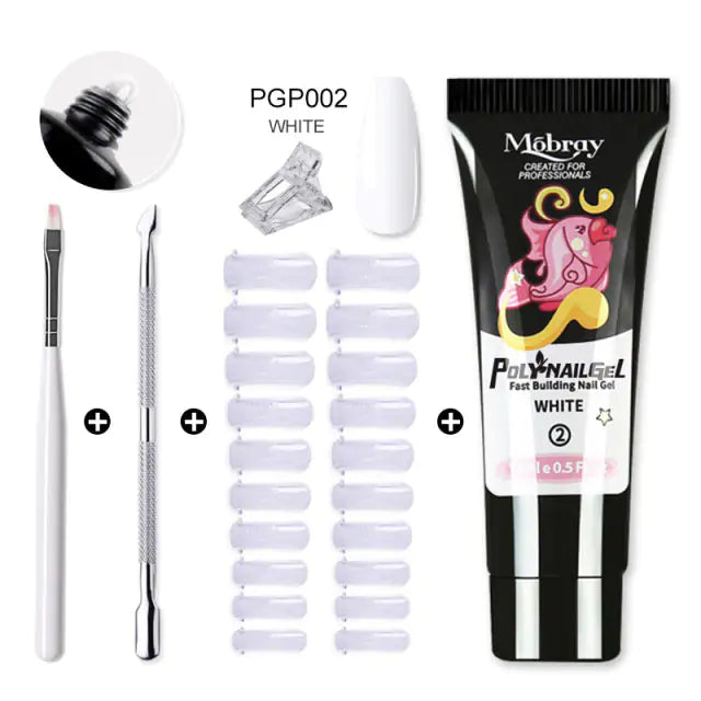 "Mobray Poly Gel Nail Kit"