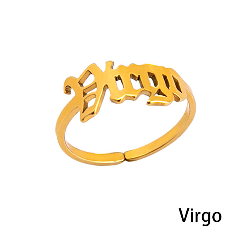 “Horoscope Fashion Ring”