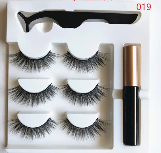 "Magnetic 3 Piece Eyelash Kit"