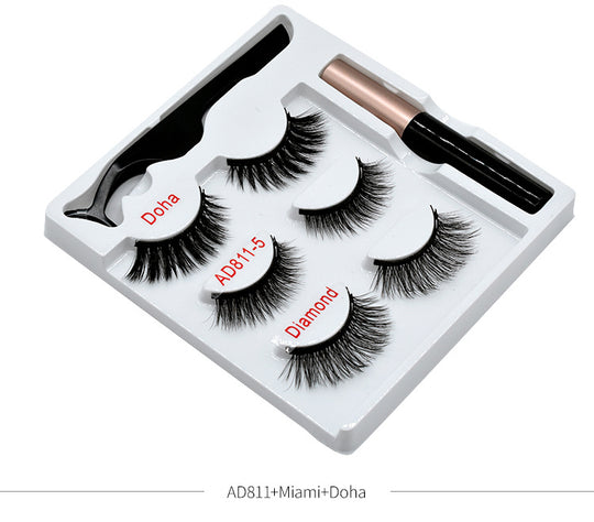 "Magnetic 3 Piece Eyelash Kit"