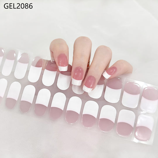 Pure Color Onion Powder Baking-free Gel Nail Art