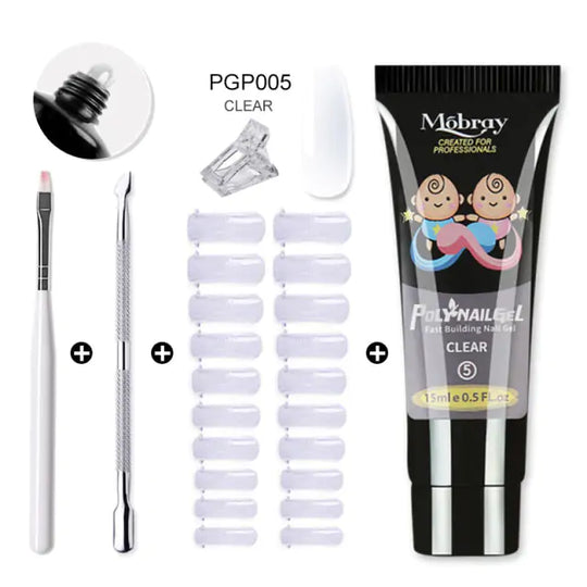 "Mobray Poly Gel Nail Kit"