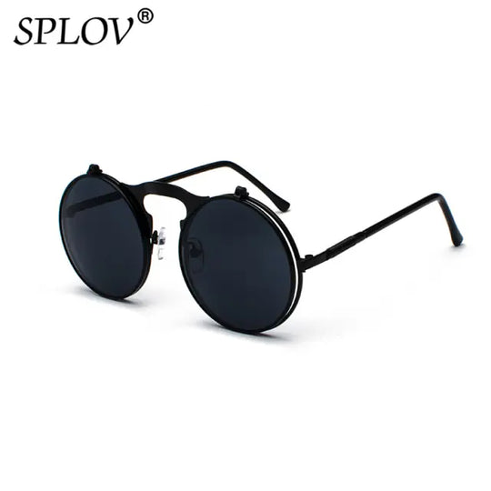 “Vintage Steampunk Flip Fashion Sunglasses”