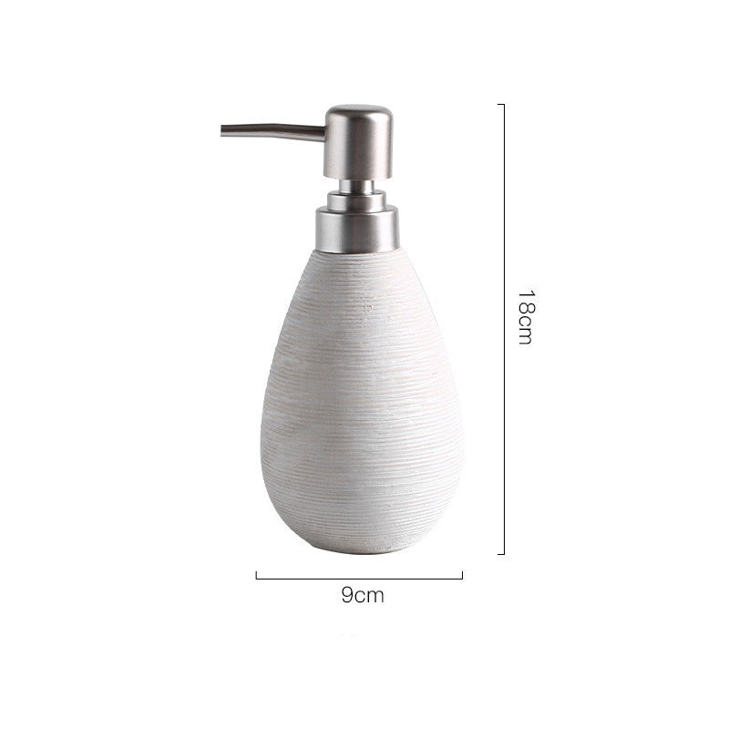 “Textured Ceramic Soap Pump”