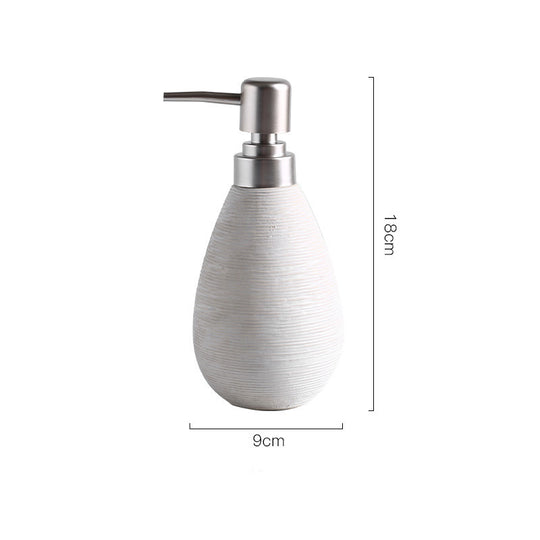 “Textured Ceramic Soap Pump”