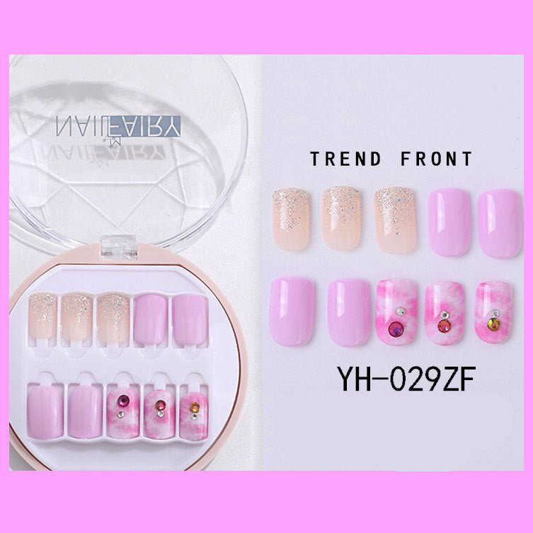 “Nail Fairy Short Square 30 Piece Fashion Nail Set”