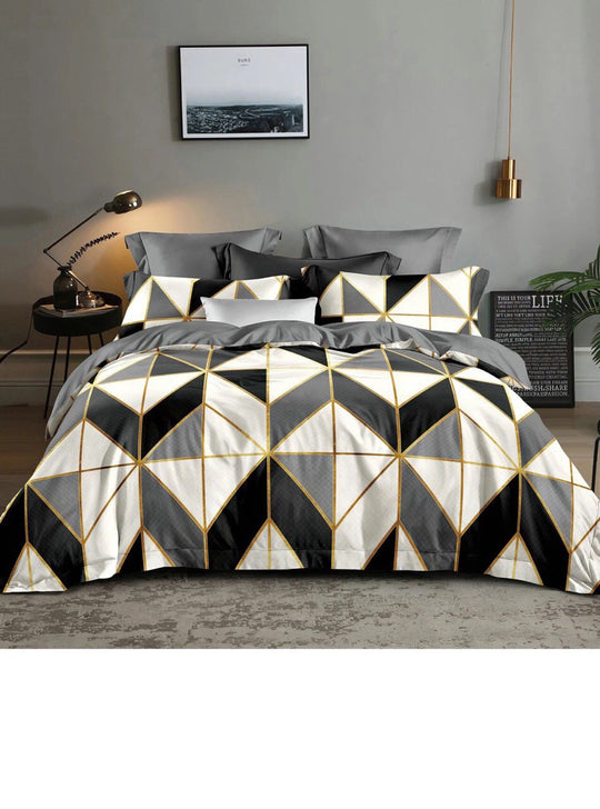 “Modern Angles 3 Piece Comforter Set”