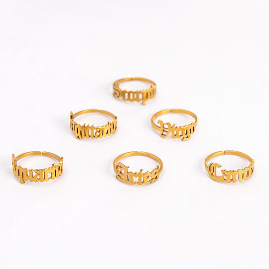 “Horoscope Fashion Ring”